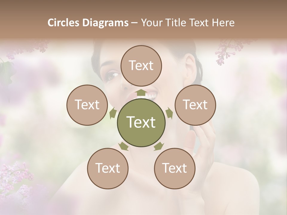 Young Portrait Relax PowerPoint Template