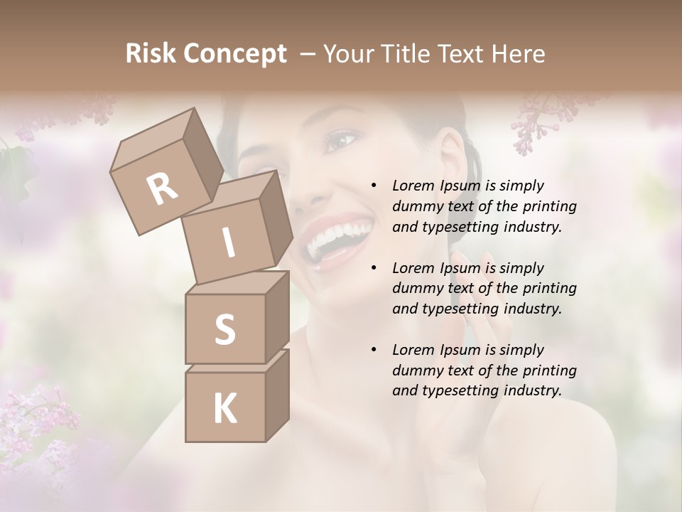 Young Portrait Relax PowerPoint Template