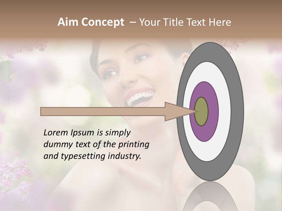 Young Portrait Relax PowerPoint Template