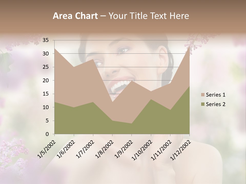 Young Portrait Relax PowerPoint Template