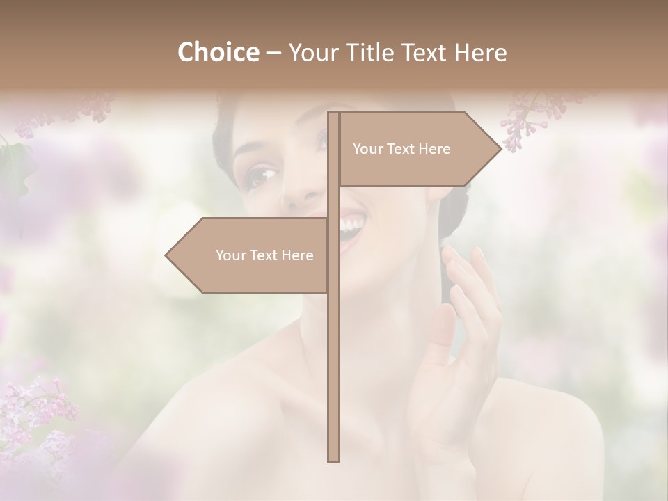 Young Portrait Relax PowerPoint Template