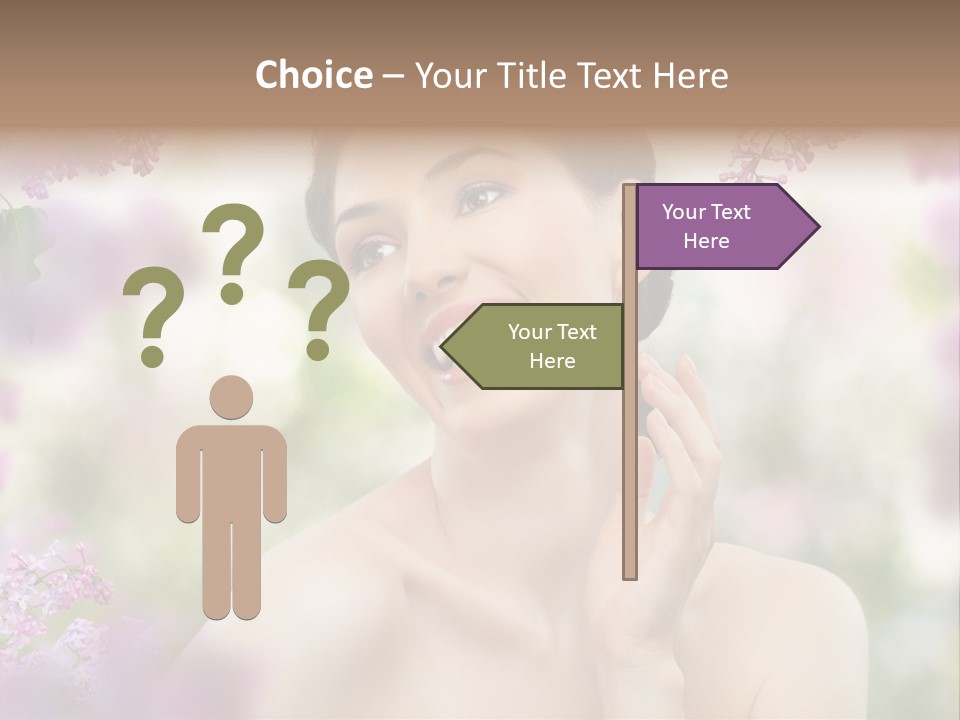 Young Portrait Relax PowerPoint Template