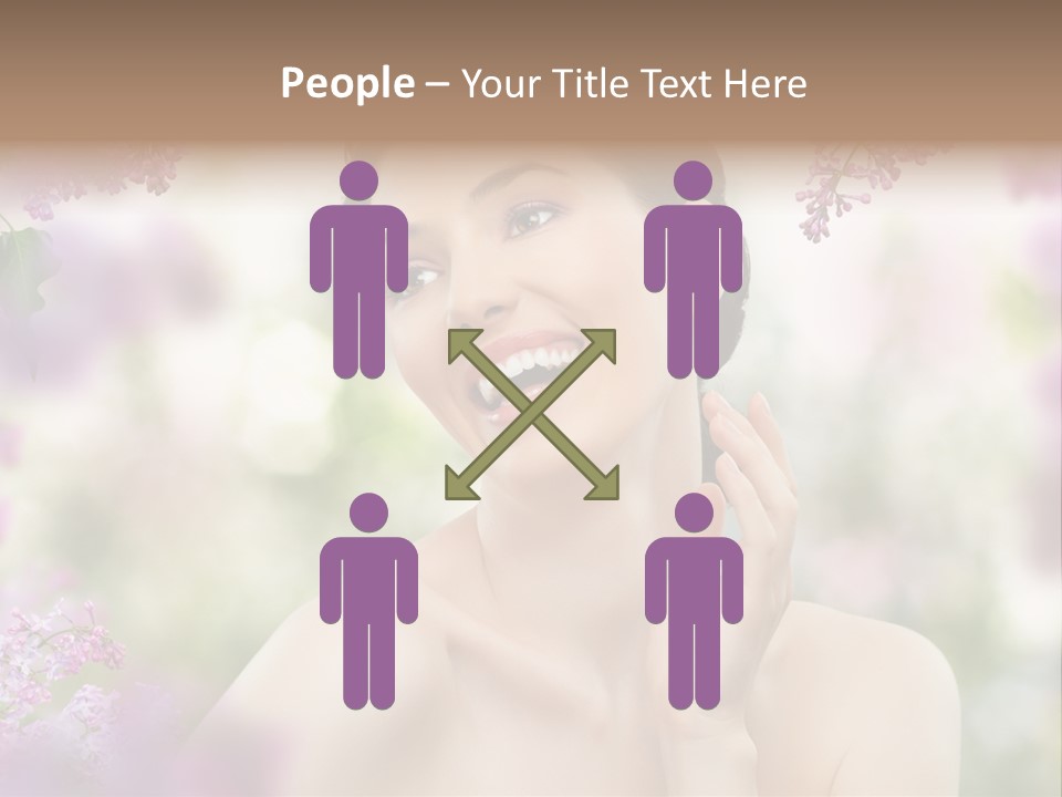 Young Portrait Relax PowerPoint Template