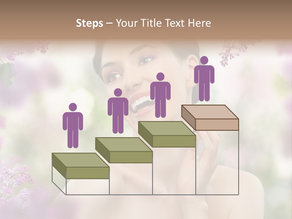 Young Portrait Relax PowerPoint Template