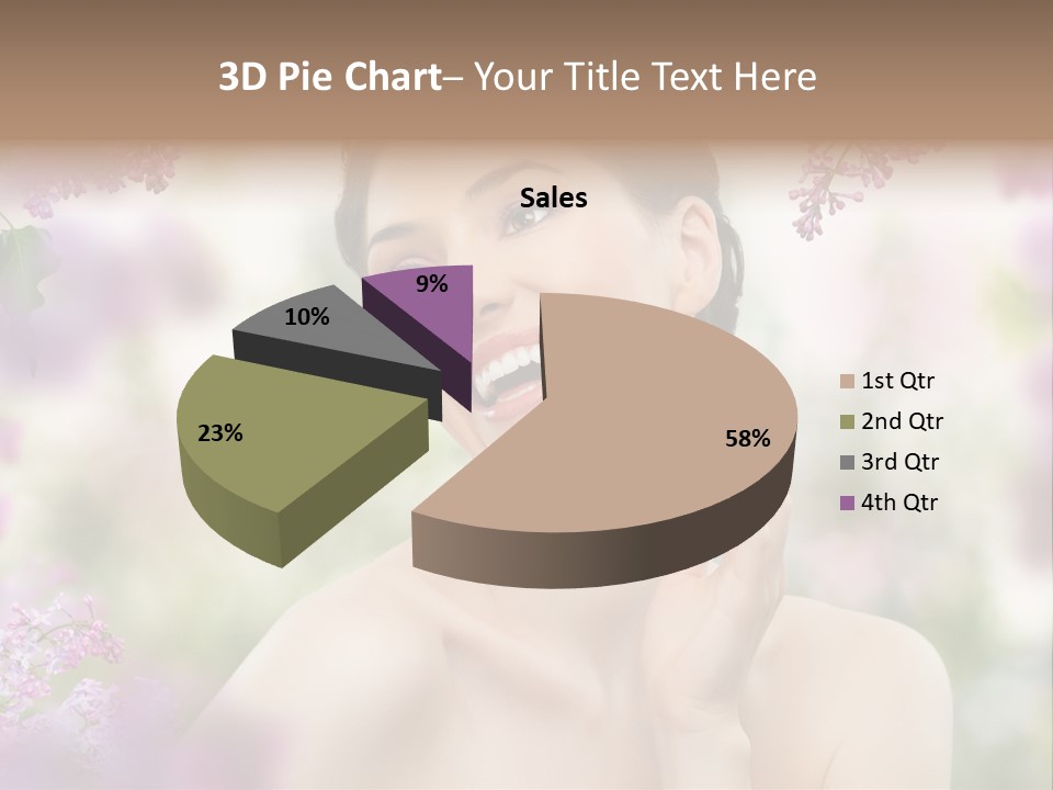 Young Portrait Relax PowerPoint Template