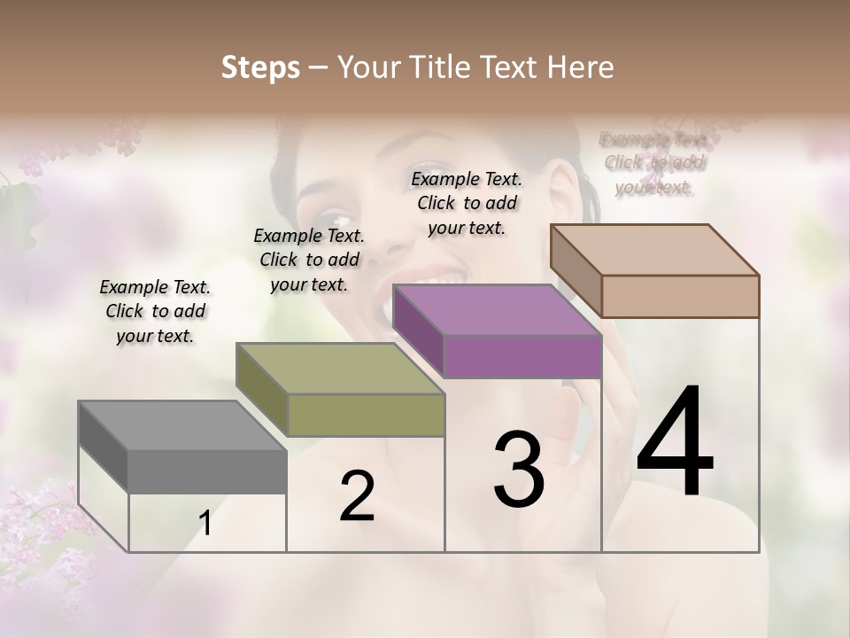 Young Portrait Relax PowerPoint Template