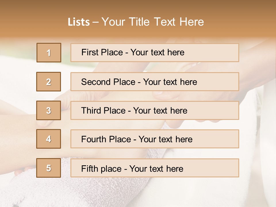 Spa Girl Organic PowerPoint Template