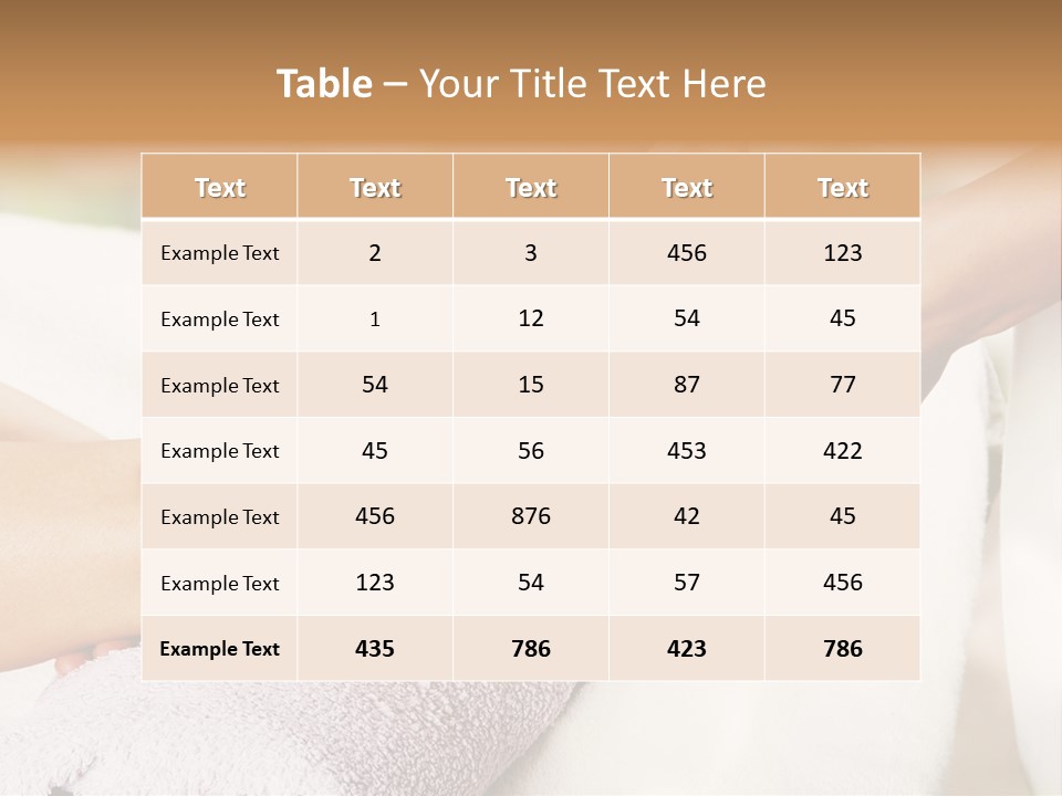 Spa Girl Organic PowerPoint Template