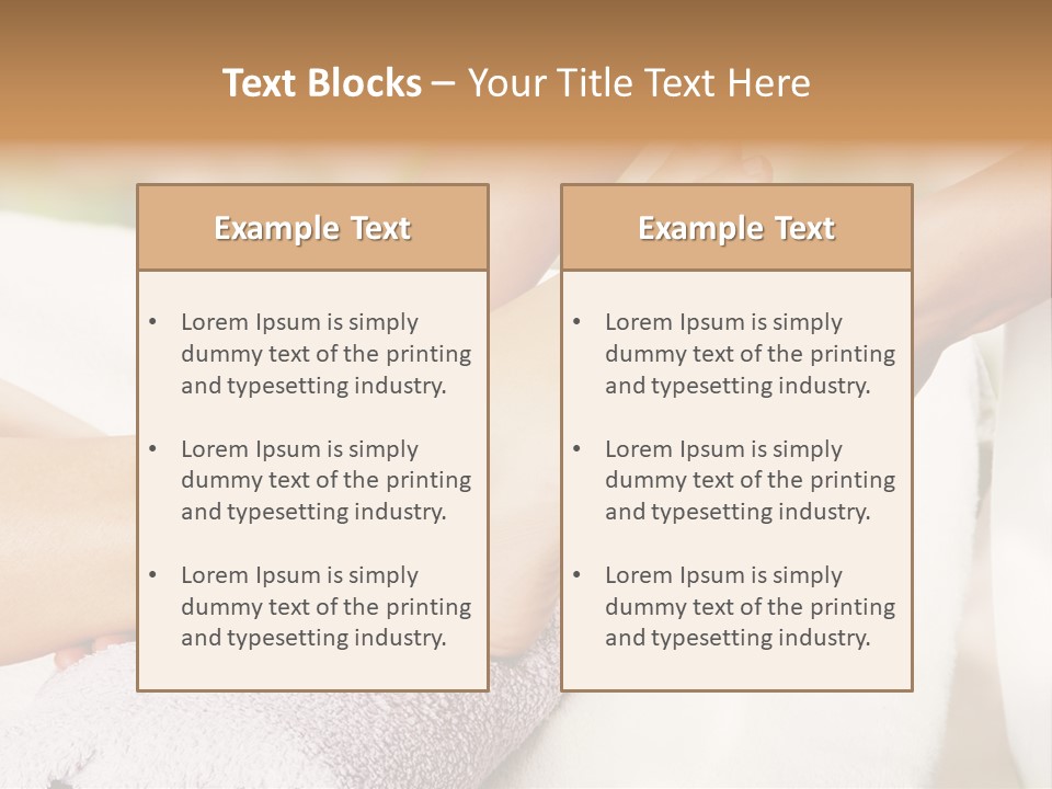 Spa Girl Organic PowerPoint Template