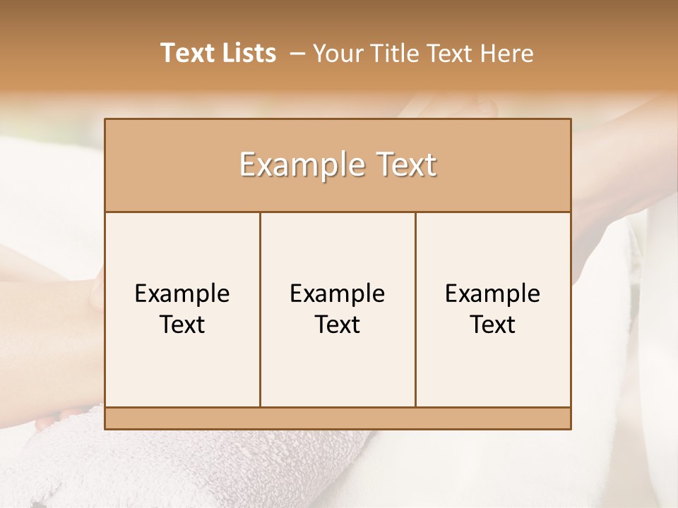 Spa Girl Organic PowerPoint Template