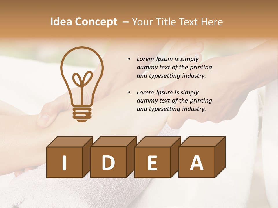 Spa Girl Organic PowerPoint Template