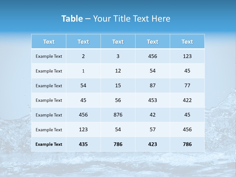 Design Figure Moisture PowerPoint Template