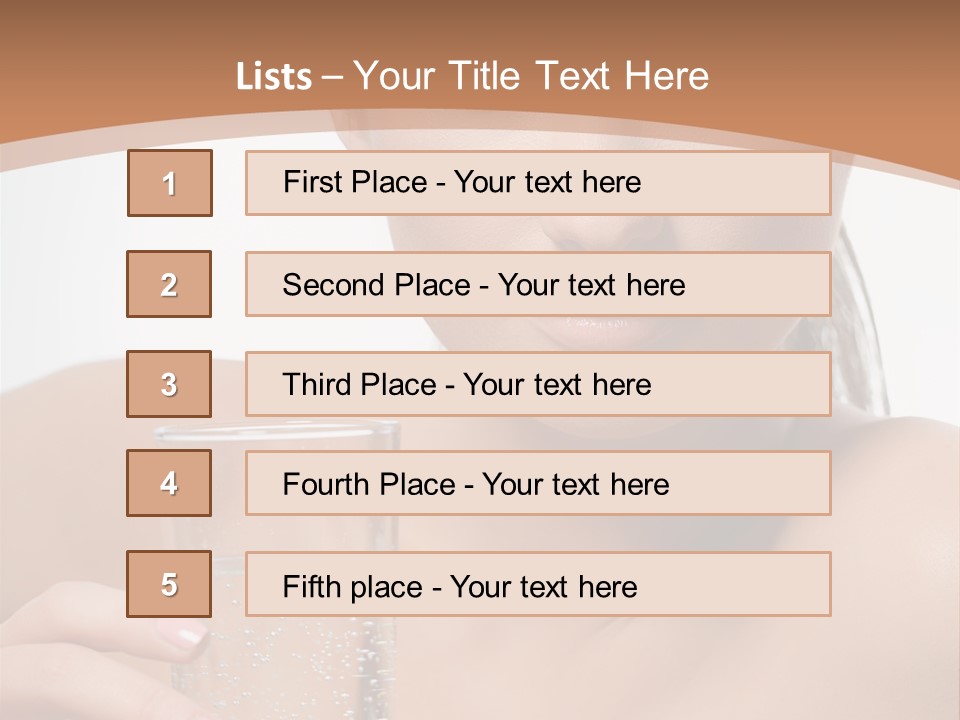 Lying Tropical Summertime PowerPoint Template