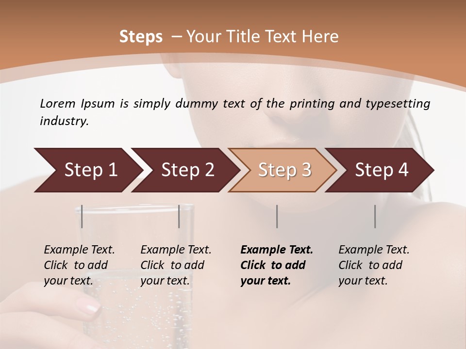 Lying Tropical Summertime PowerPoint Template