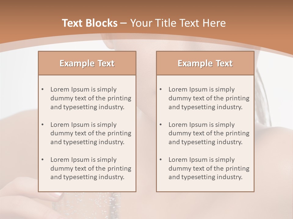 Lying Tropical Summertime PowerPoint Template