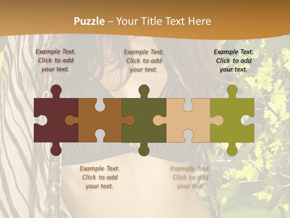 Swimwear Summer Beautiful PowerPoint Template