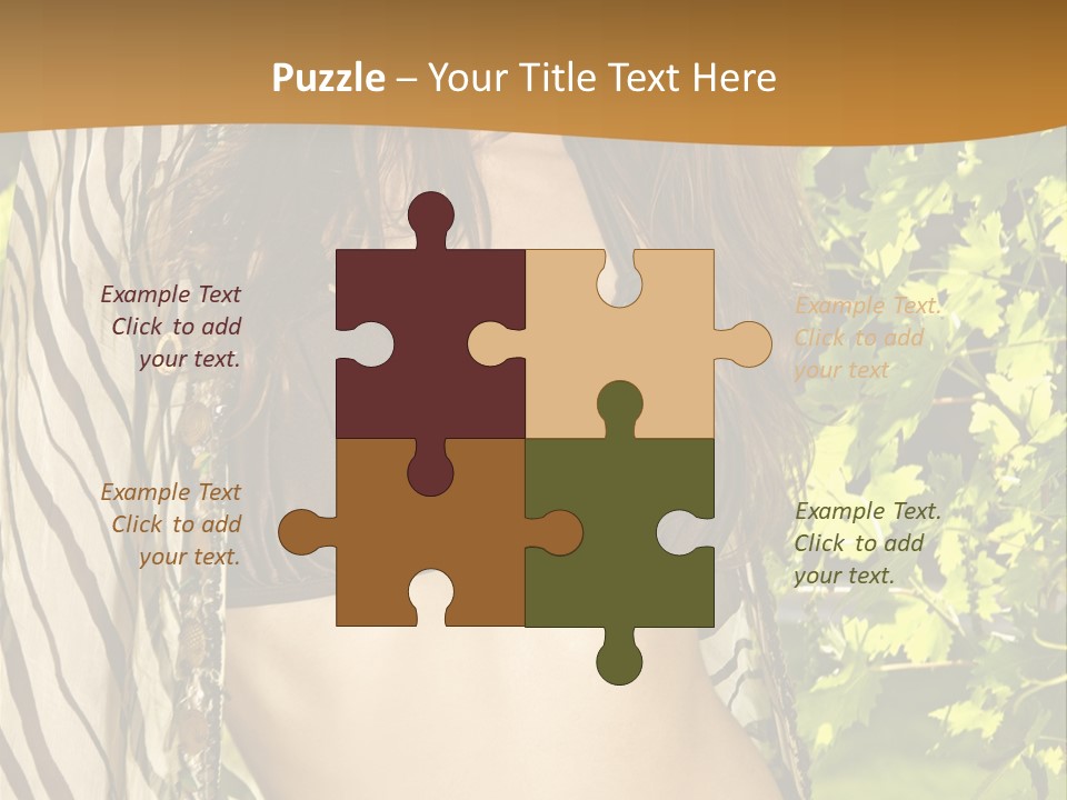 Swimwear Summer Beautiful PowerPoint Template