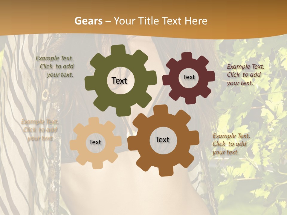 Swimwear Summer Beautiful PowerPoint Template