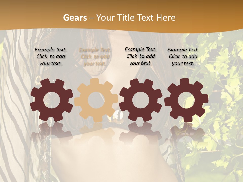 Swimwear Summer Beautiful PowerPoint Template