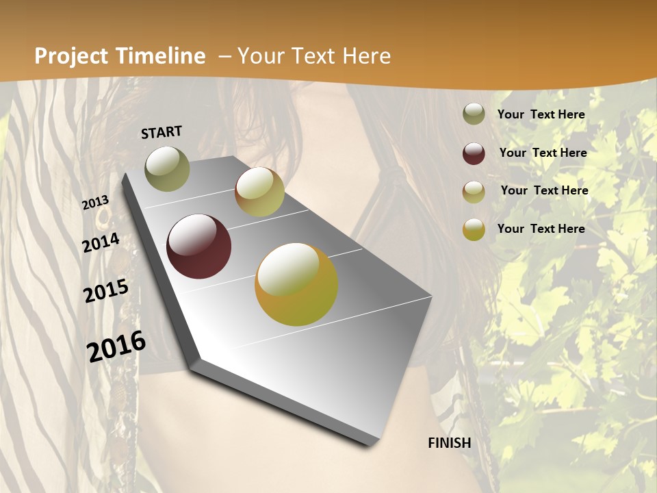 Swimwear Summer Beautiful PowerPoint Template