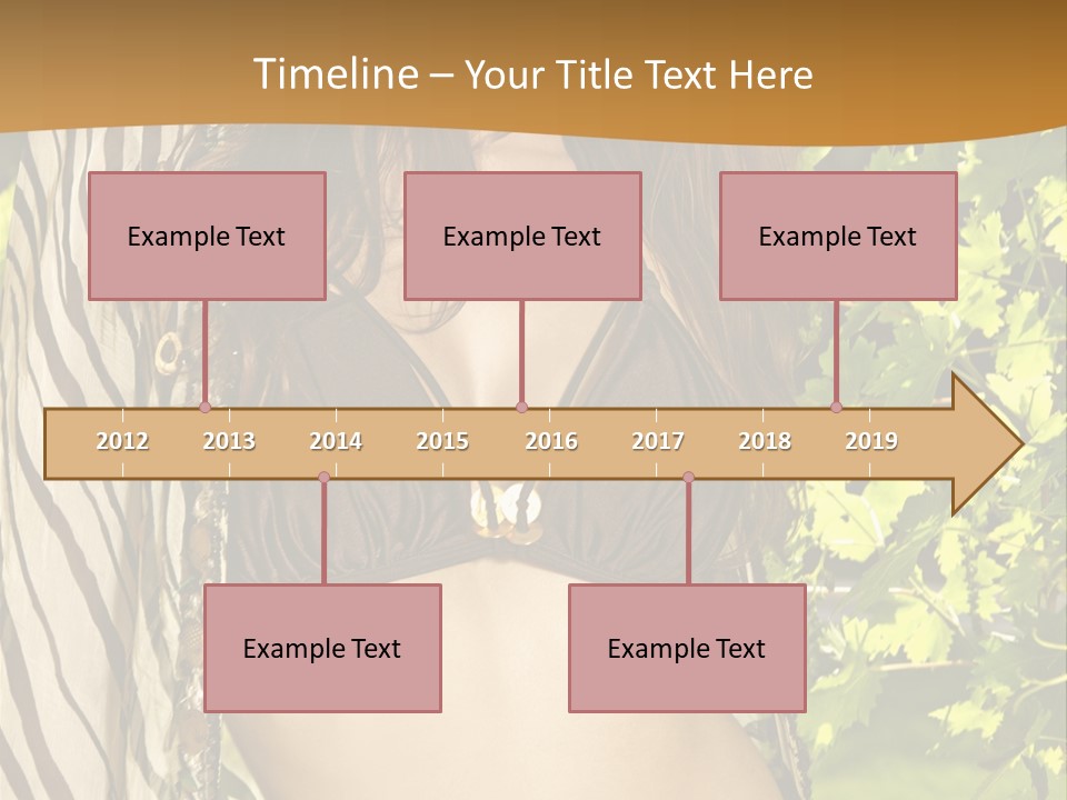 Swimwear Summer Beautiful PowerPoint Template