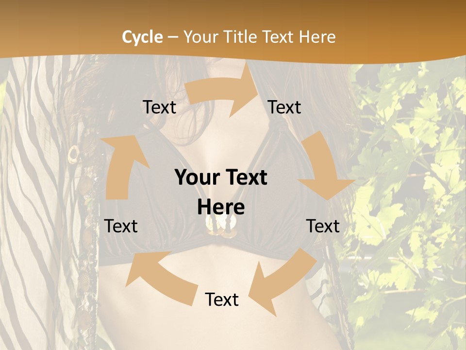 Swimwear Summer Beautiful PowerPoint Template