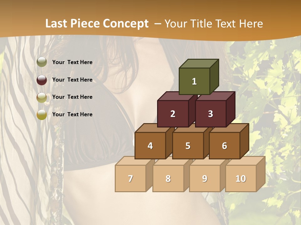 Swimwear Summer Beautiful PowerPoint Template