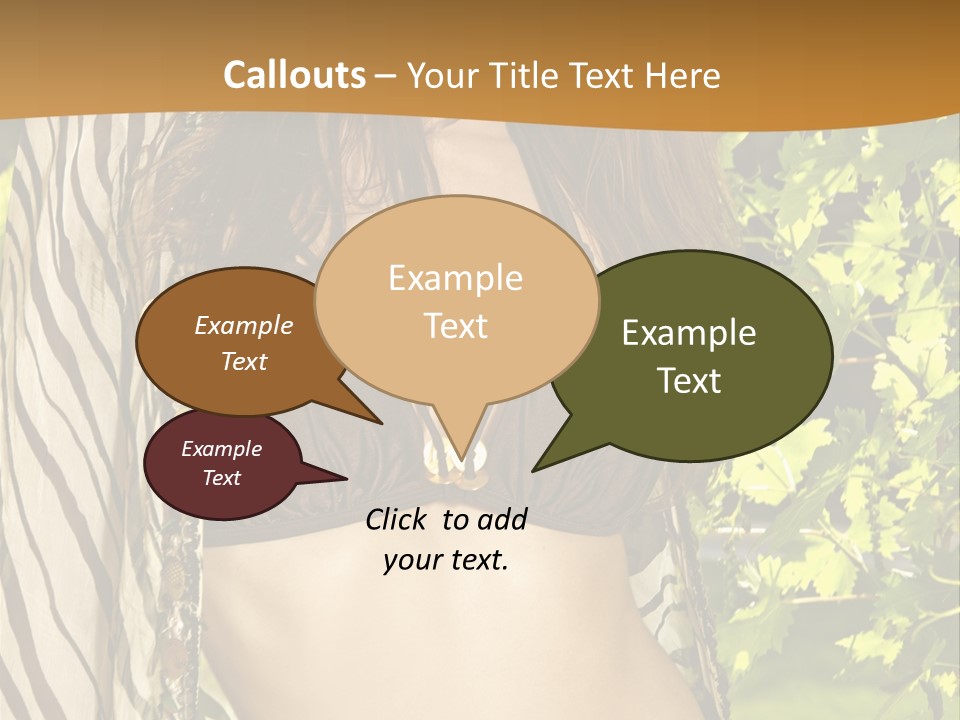 Swimwear Summer Beautiful PowerPoint Template