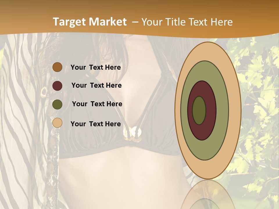 Swimwear Summer Beautiful PowerPoint Template