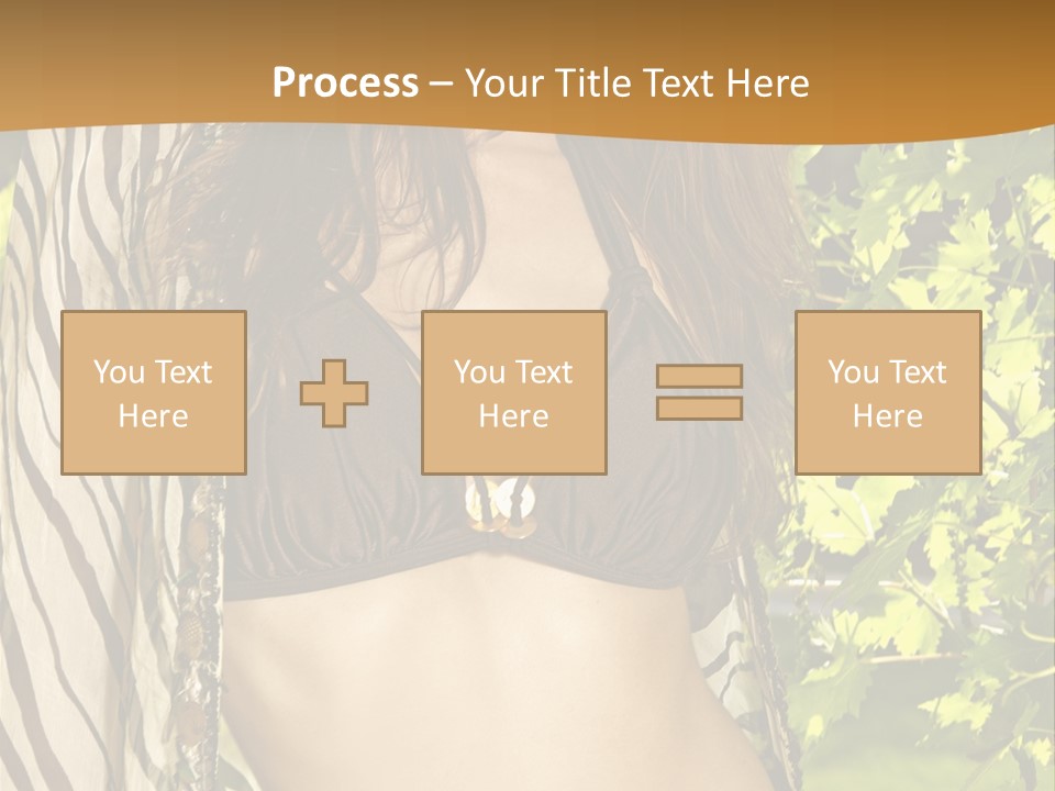 Swimwear Summer Beautiful PowerPoint Template