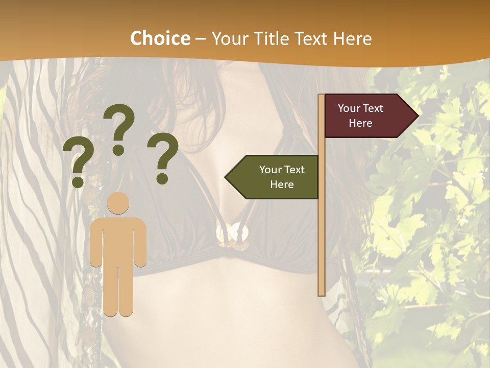 Swimwear Summer Beautiful PowerPoint Template