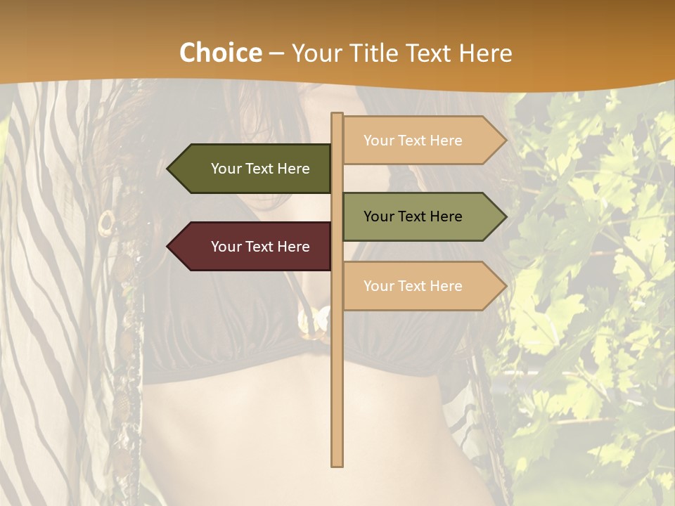 Swimwear Summer Beautiful PowerPoint Template