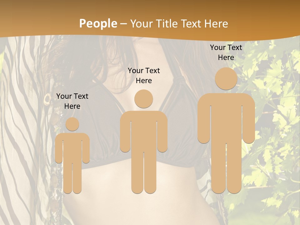 Swimwear Summer Beautiful PowerPoint Template