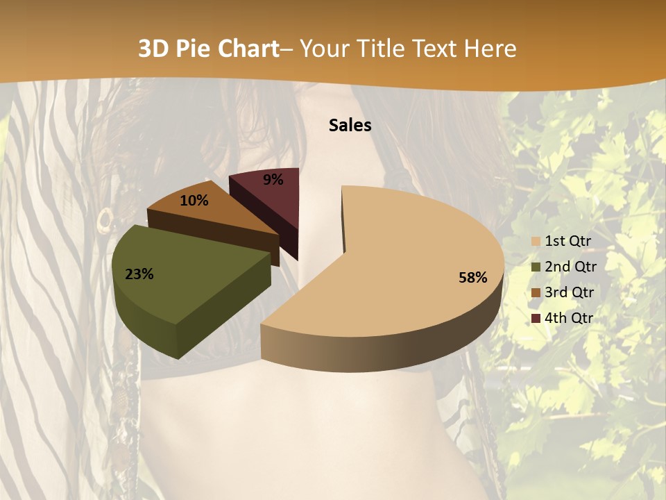 Swimwear Summer Beautiful PowerPoint Template