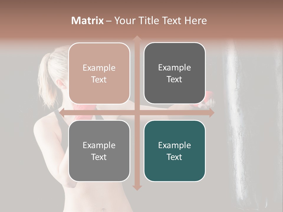 Kick Box Strong  PowerPoint Template