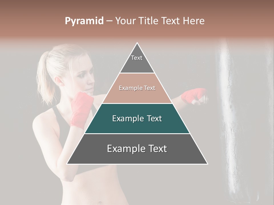 Kick Box Strong  PowerPoint Template