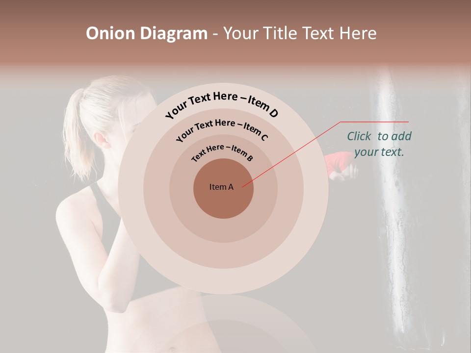 Kick Box Strong  PowerPoint Template