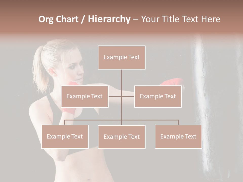 Kick Box Strong  PowerPoint Template