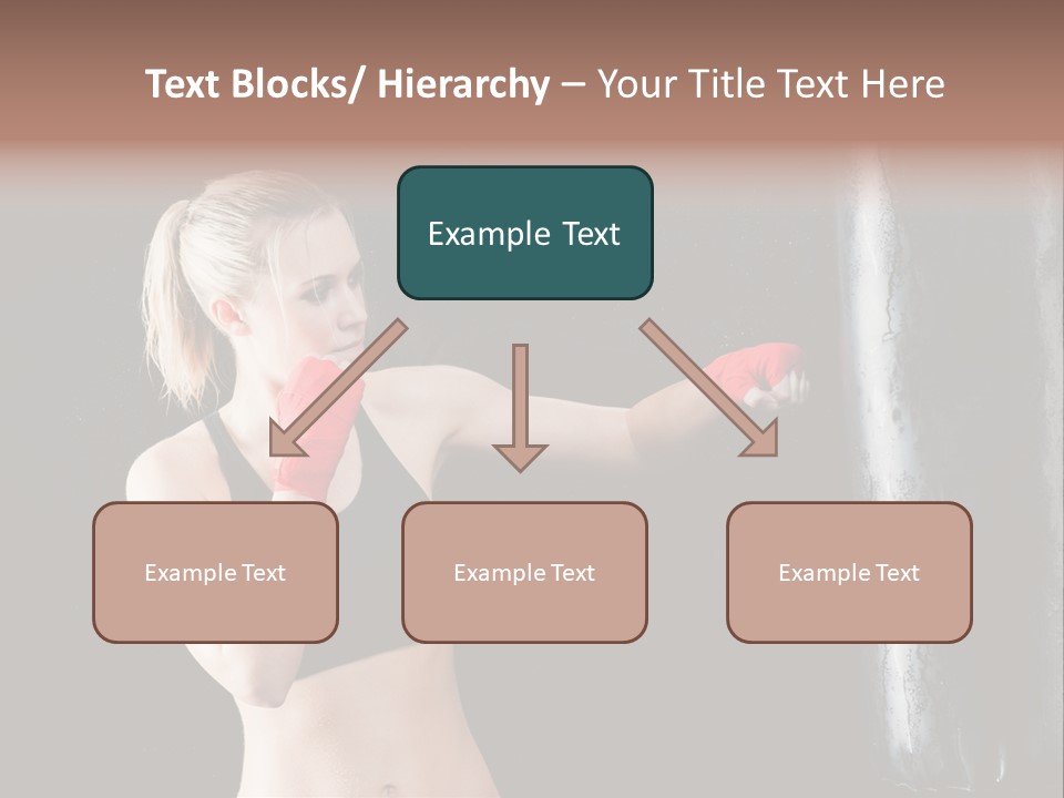 Kick Box Strong  PowerPoint Template