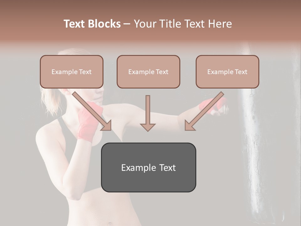 Kick Box Strong  PowerPoint Template