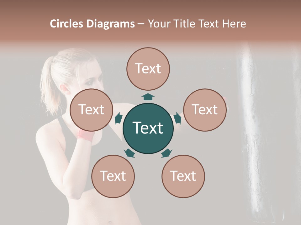 Kick Box Strong  PowerPoint Template