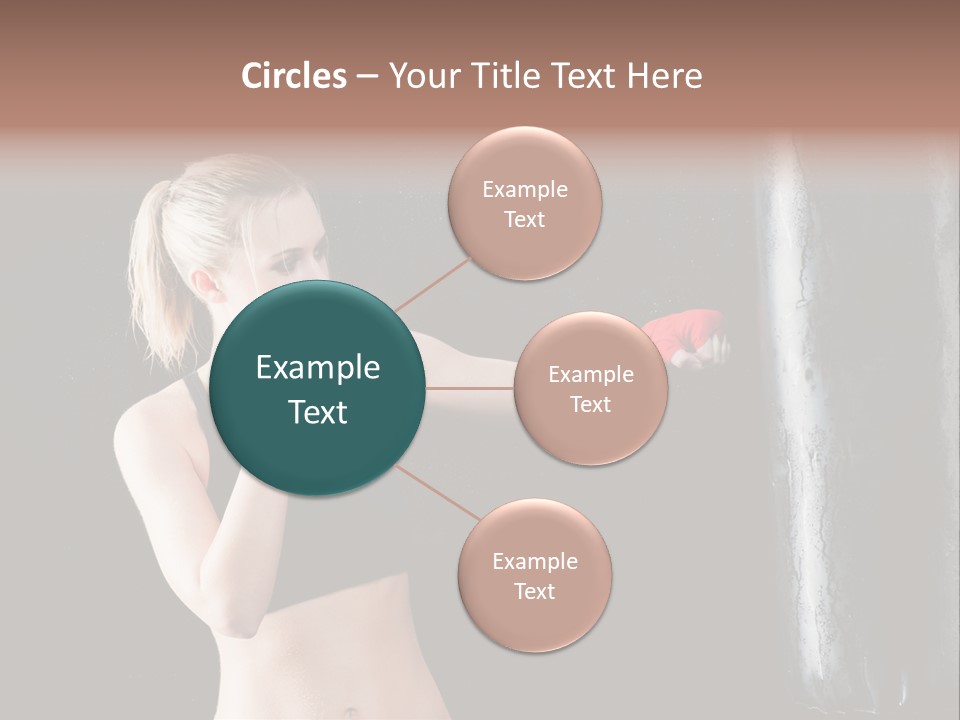 Kick Box Strong  PowerPoint Template