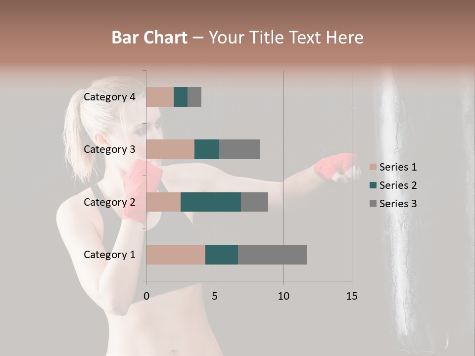 Kick Box Strong  PowerPoint Template