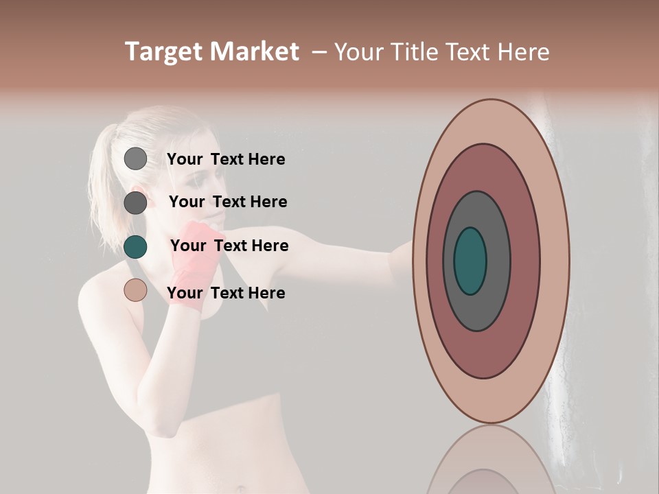 Kick Box Strong  PowerPoint Template