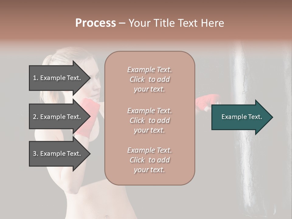 Kick Box Strong  PowerPoint Template