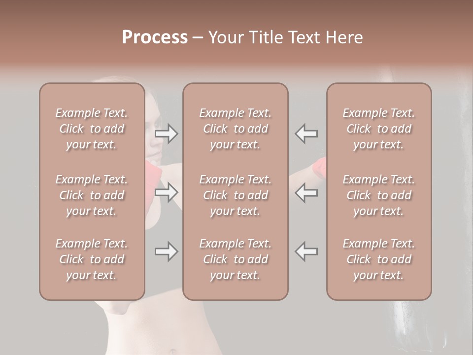 Kick Box Strong  PowerPoint Template