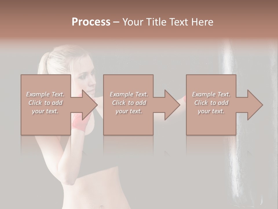 Kick Box Strong  PowerPoint Template