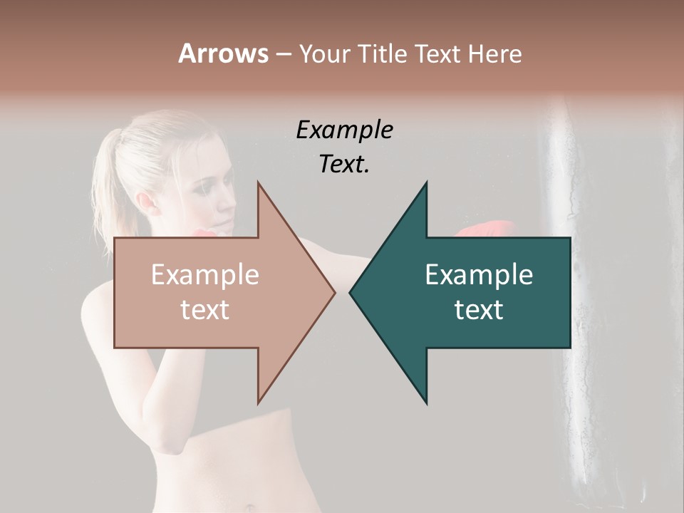 Kick Box Strong  PowerPoint Template