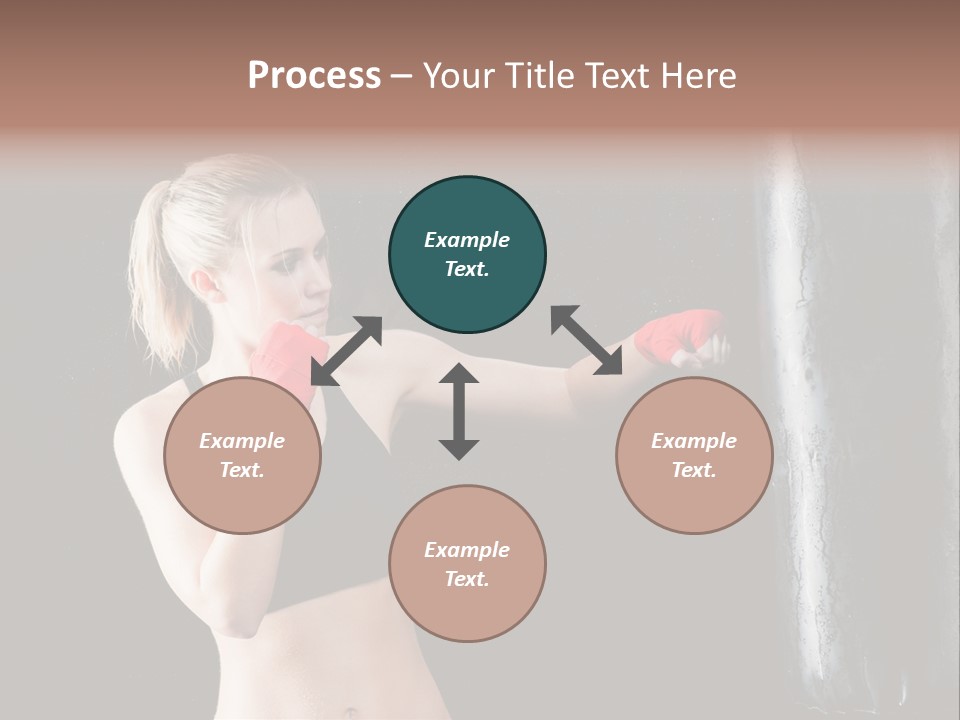 Kick Box Strong  PowerPoint Template