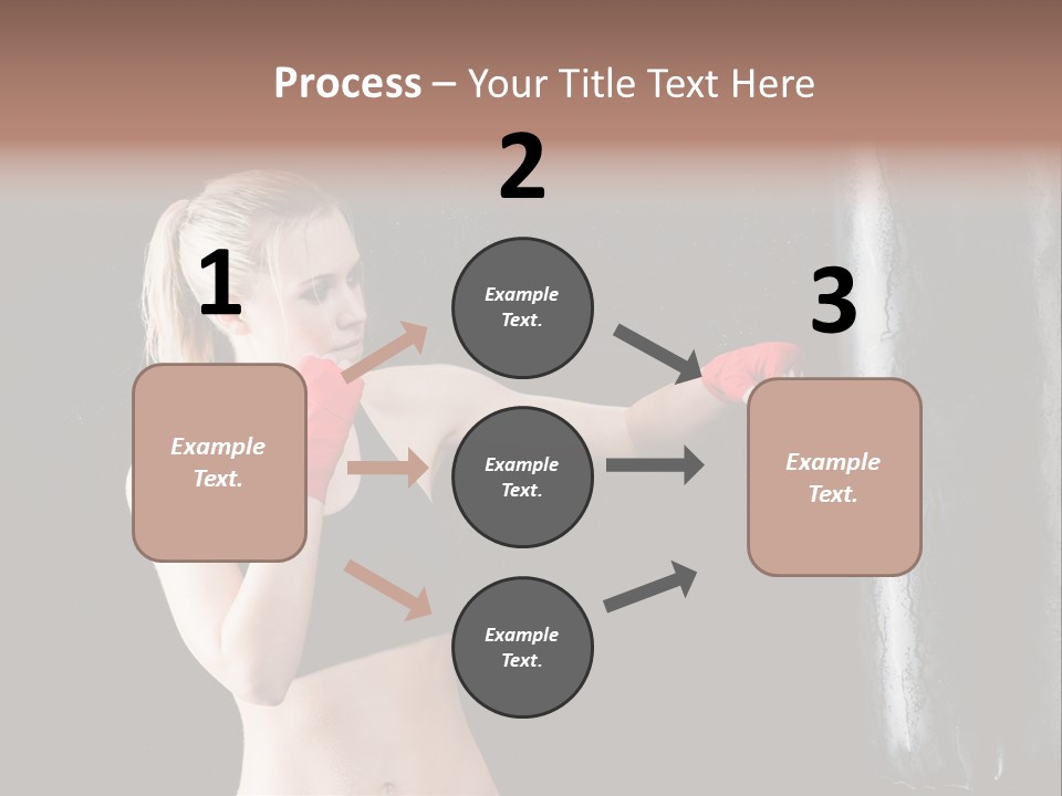 Kick Box Strong  PowerPoint Template